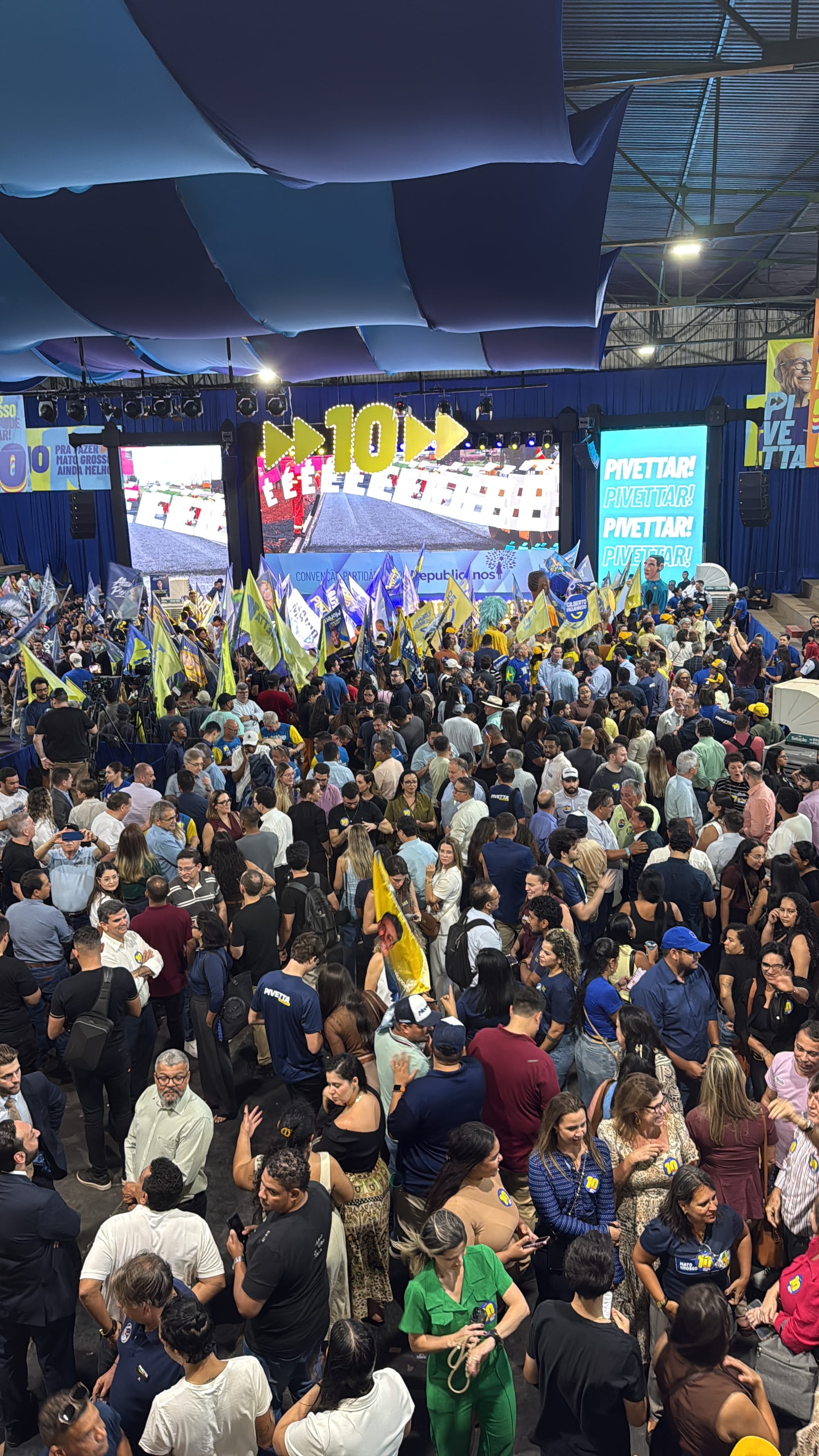 Convenção do Republicanos oficializa candidatura de Otaviano Pivetta ao Governo de Mato Grosso