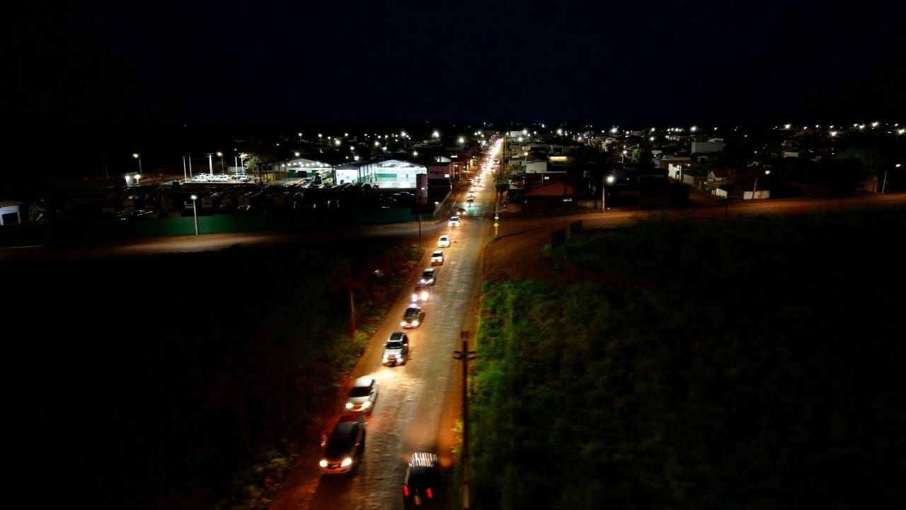 Chico Guarnieri reúne mais de 700 carros em grande carreata em Tangará da Serra