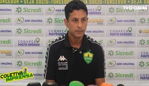 Auxiliar lamenta resultado negativo, mas diz que Cuiabá está em evolução: “O foco é o próximo jogo”