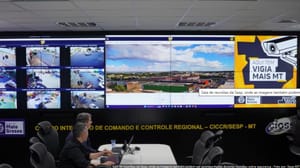 Vigia Mais MT soma 2.760 câmeras em Cuiabá e auxilia policiais a recuperar 107 veículos